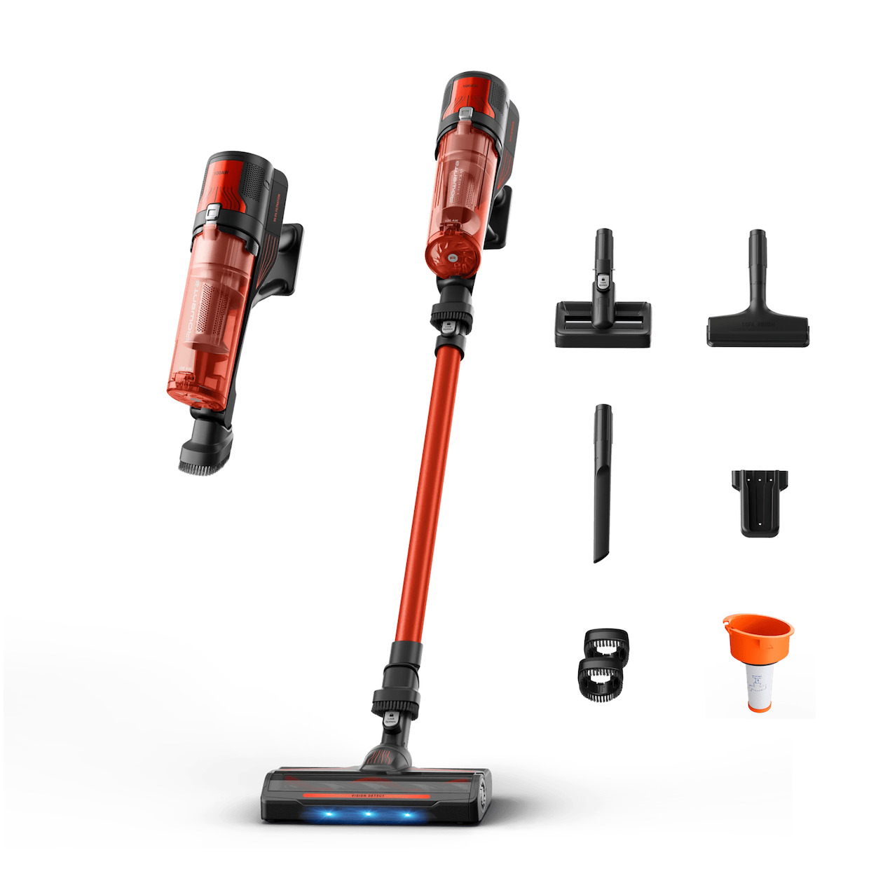 Rowenta RH1872 X-Force 8.80 Animal Steelstofzuiger zonder zak Rood