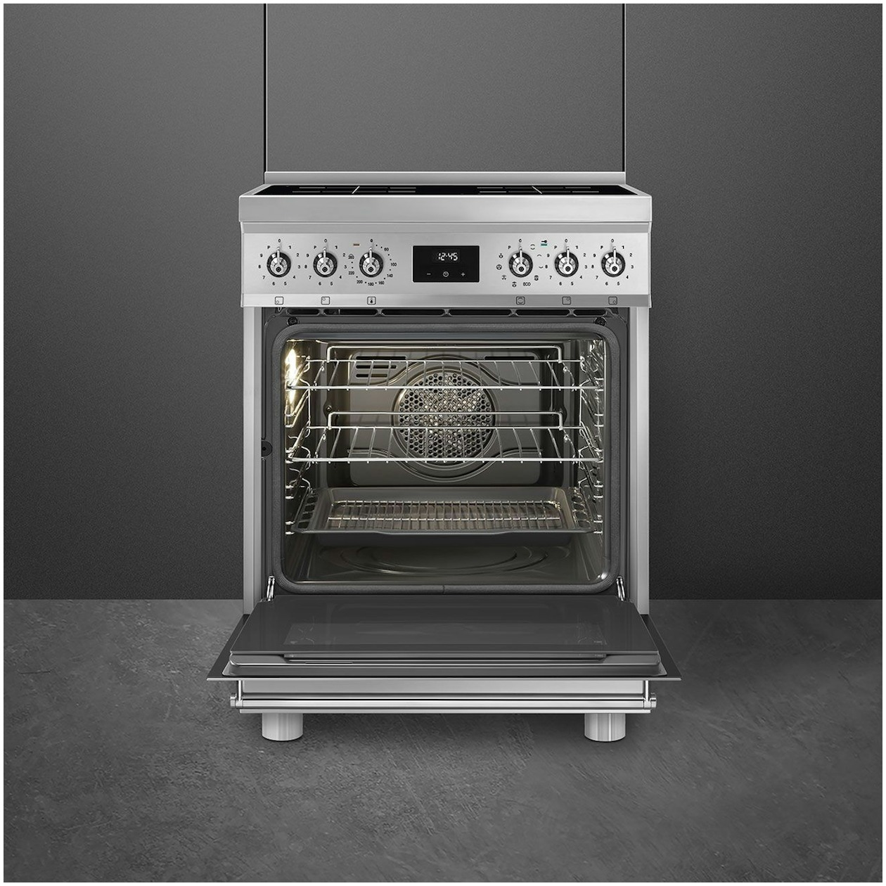 Smeg C6IPXM2 Inductie fornuis Grijs, foto 3