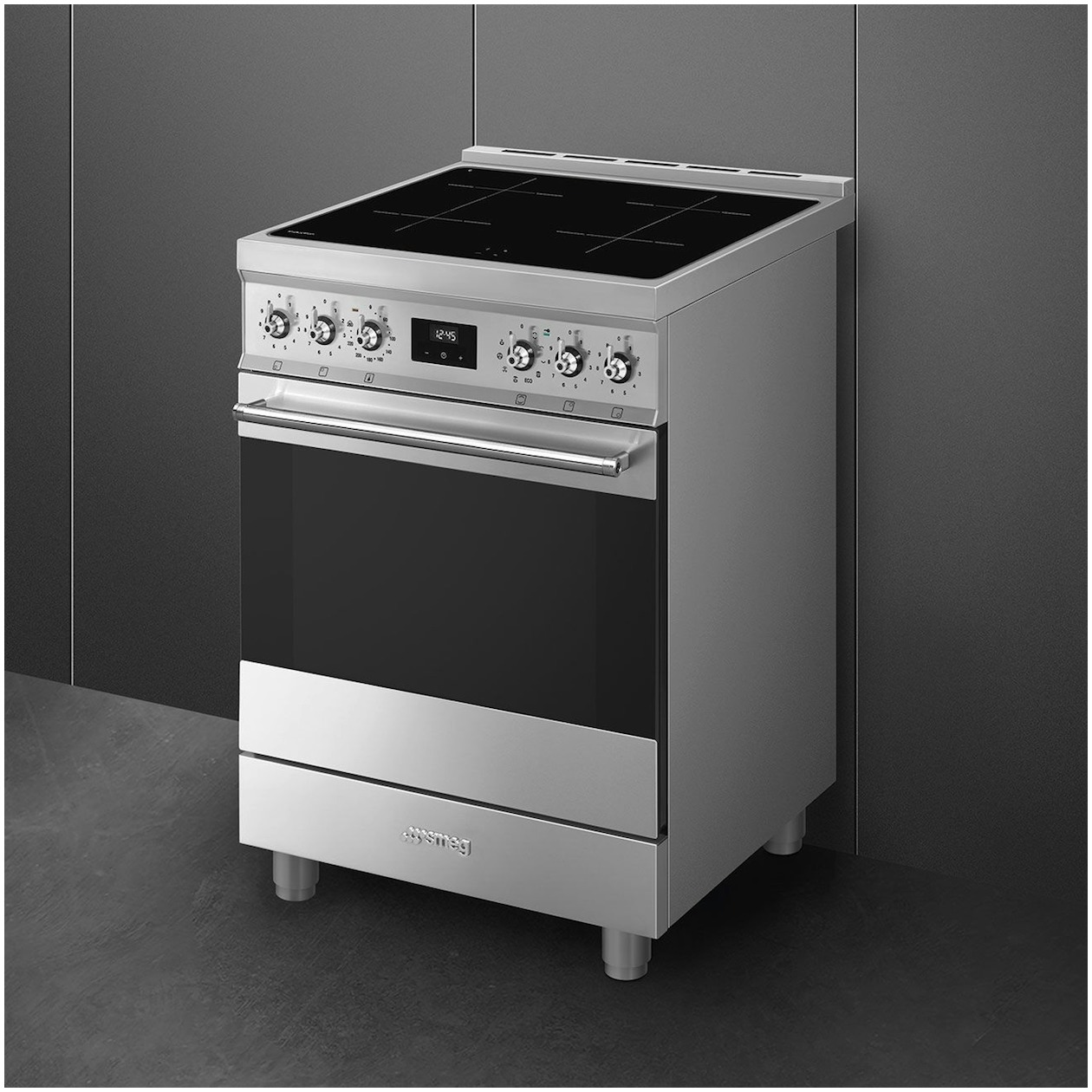 Smeg C6IPXM2 Inductie fornuis Grijs, foto 2
