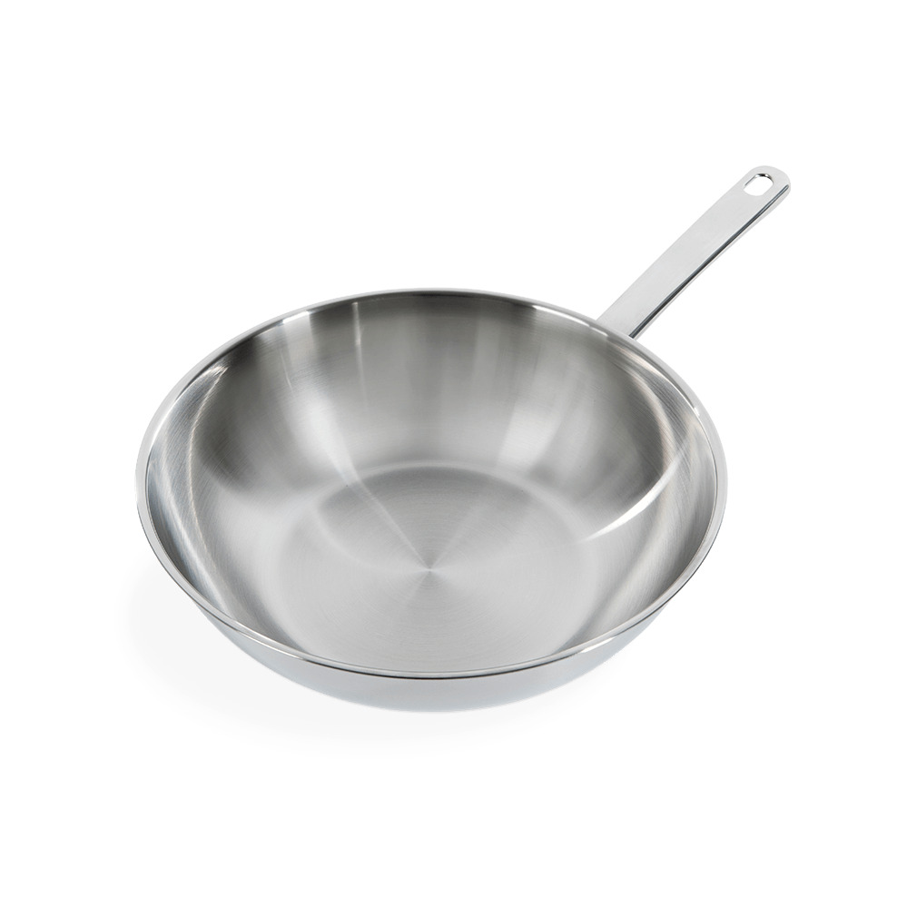 BK Bright rvs wokpan 28cm (CC005747-001) Wokpan Zilver