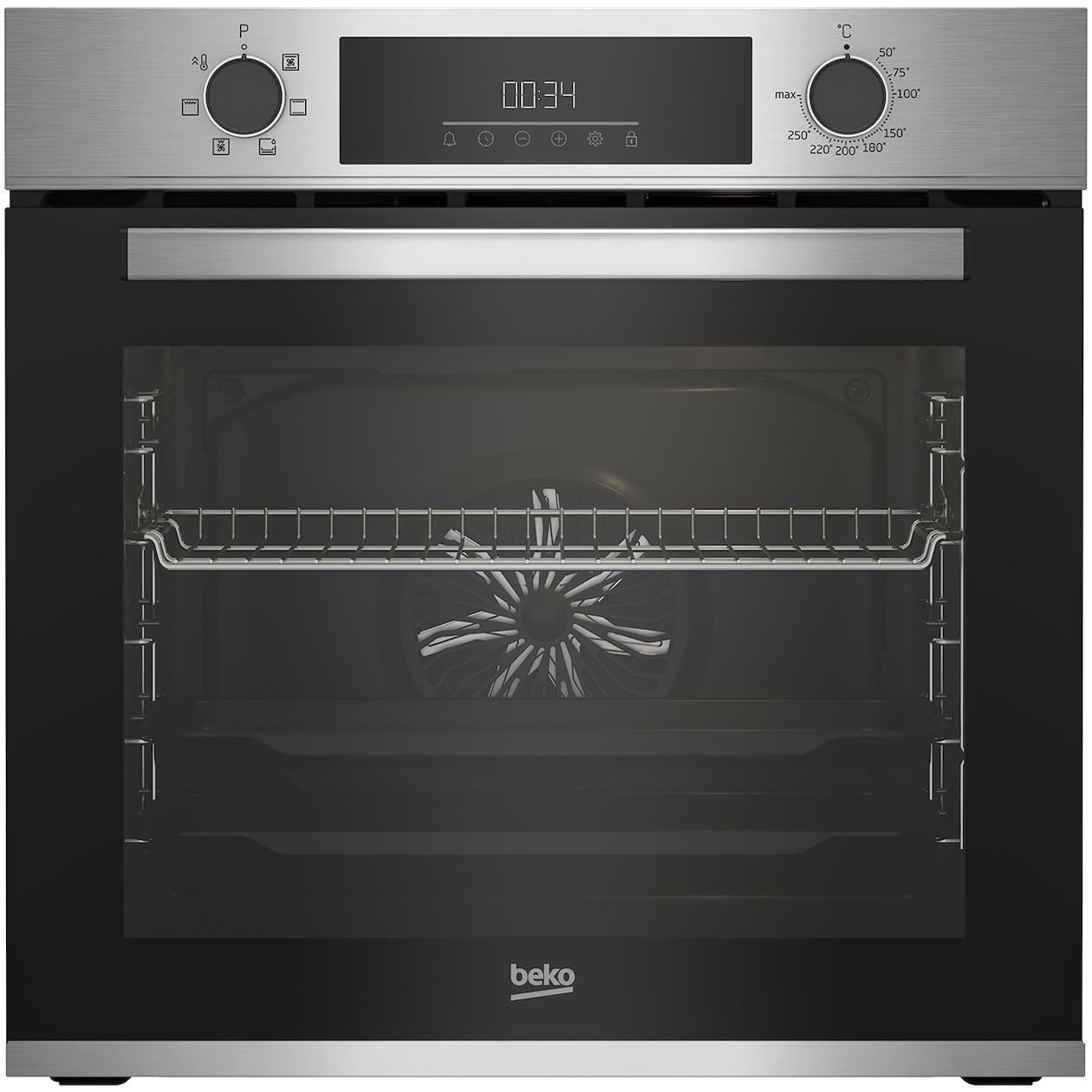 Beko BBIE12300XD Inbouw oven Grijs afbeelding