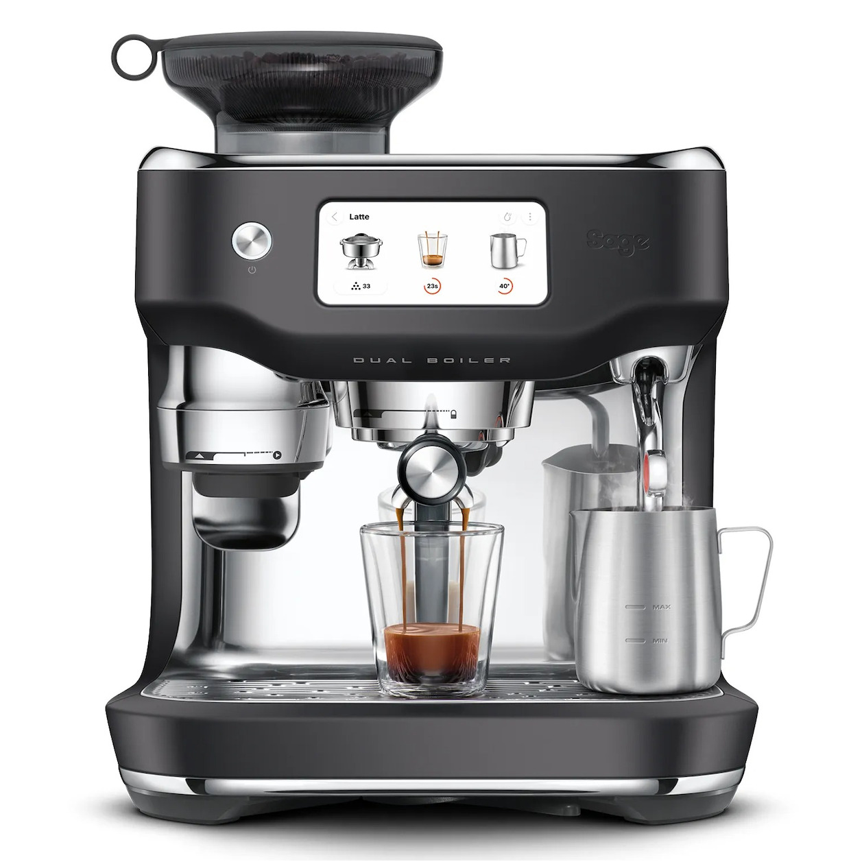 Sage Oracle Dual Boiler SES995BTR4EEU1 Espresso apparaat Zwart, foto 3