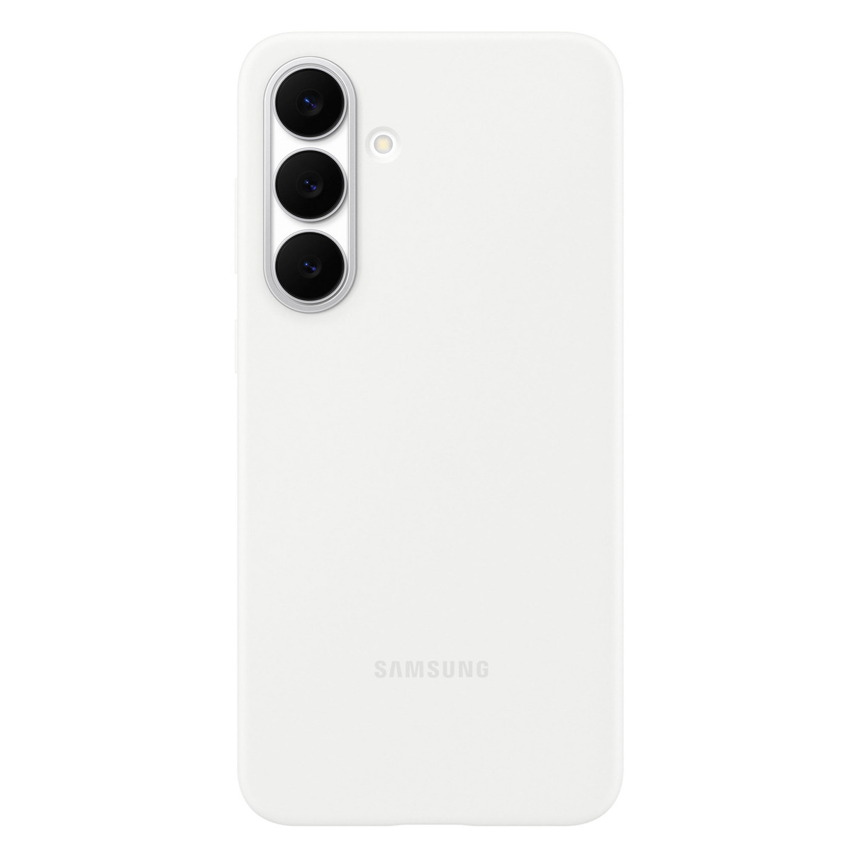 Samsung Silicone Case voor Galaxy S25 FE Telefoonhoesje Wit
