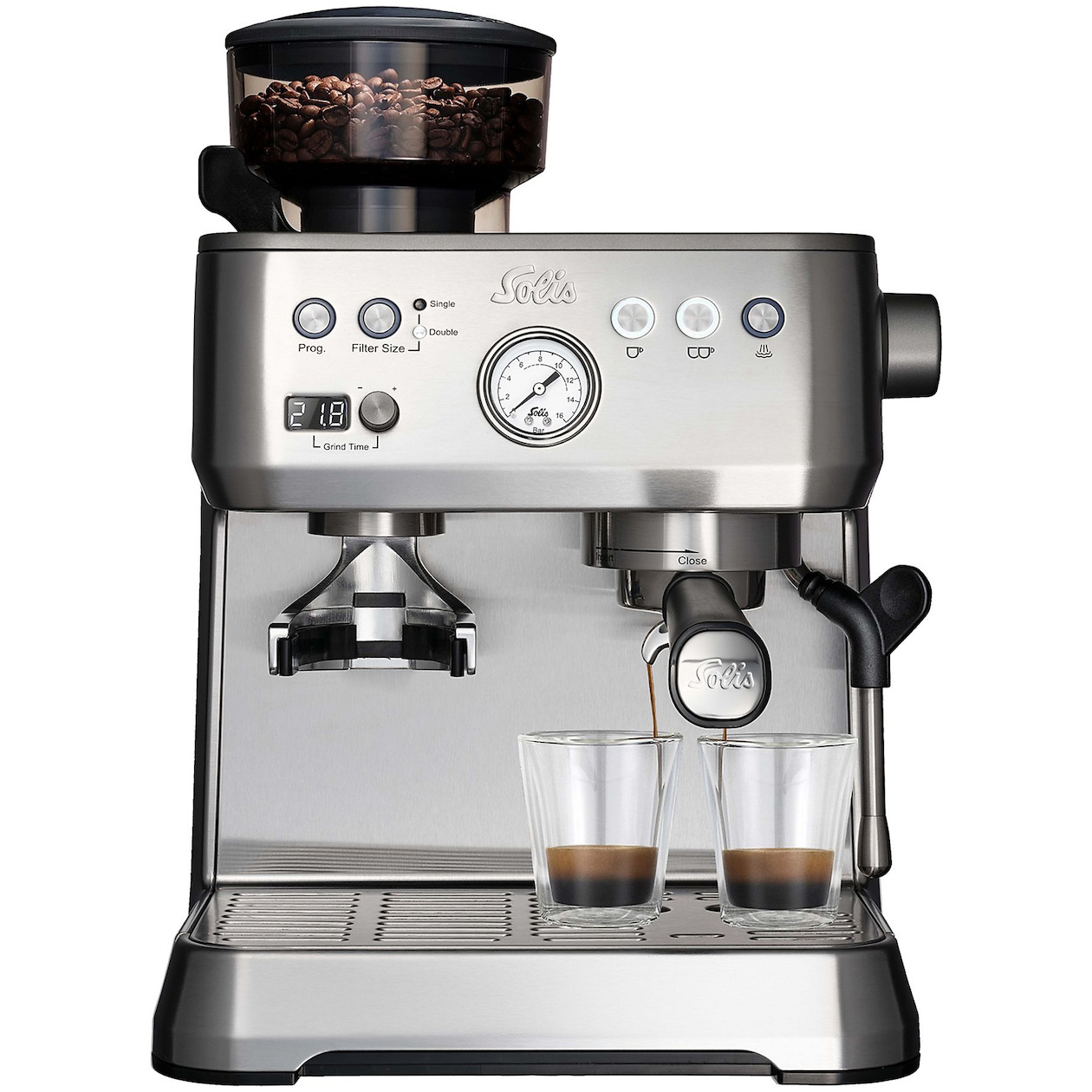 Solis 1019 Grind & Infuse Perfetta Espresso apparaat