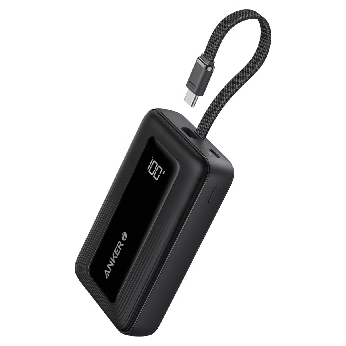 Anker Zolo Power Bank 10K 30W Built-In USB-C Cable Powerbank afbeelding