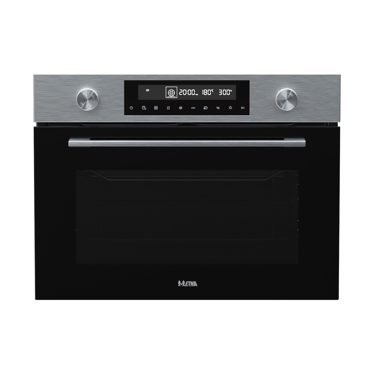 Etna CM450RVS Inbouw oven met magnetron Grijs afbeelding