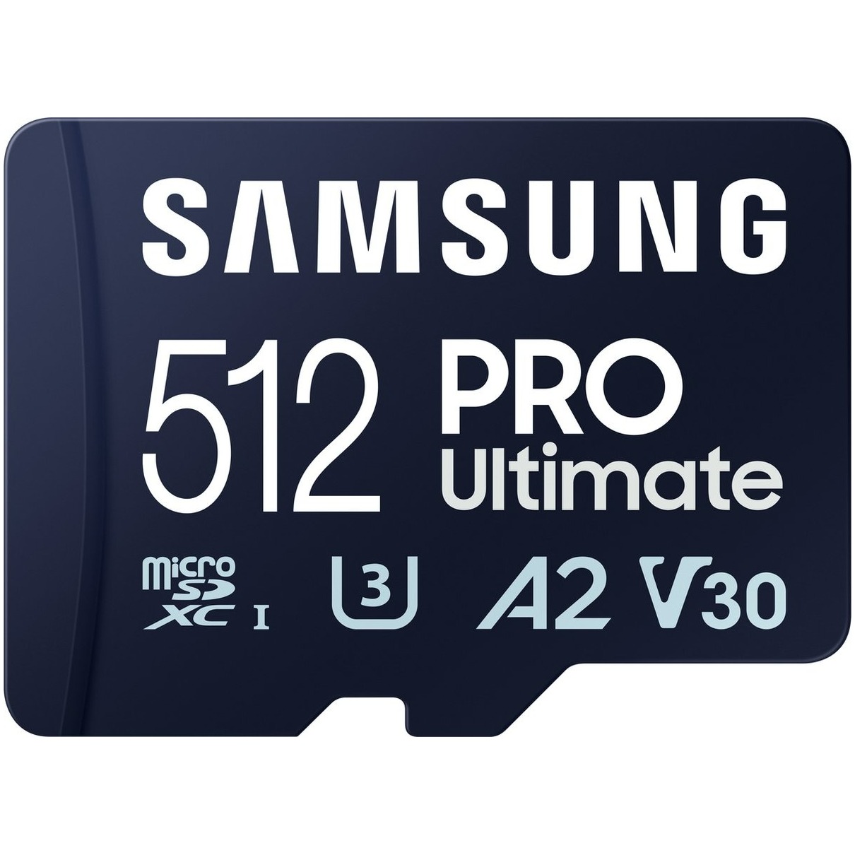 Samsung Pro Ultimate 512GB + SD-adapter Micro SD-kaart Blauw afbeelding