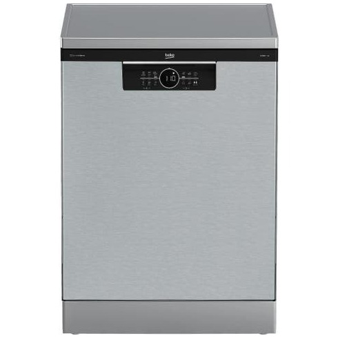 Beko BDFN26442XC Vrijstaande vaatwasser Grijs afbeelding