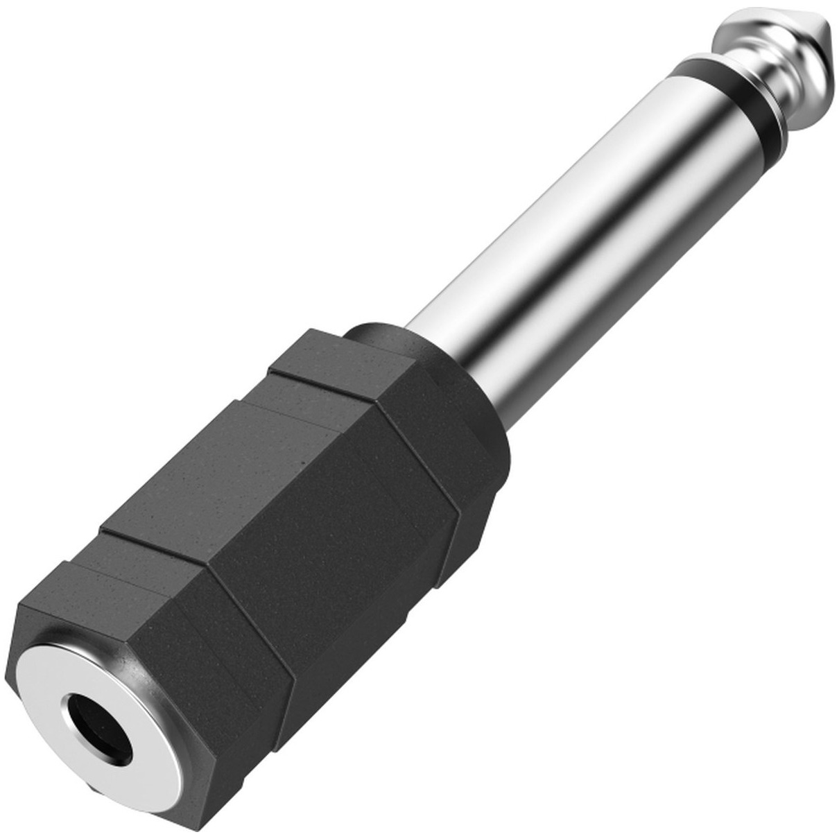 Hama Audio-adapter, 3,5mm jack koppeling mono - 6,3mm jack stekker mono Mini jack kabel afbeelding