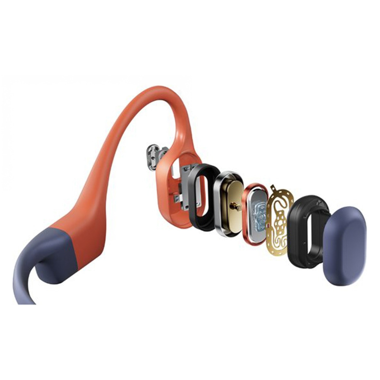 Shokz OpenSwim Pro USB-C On-ear hoofdtelefoon Rood, foto 2