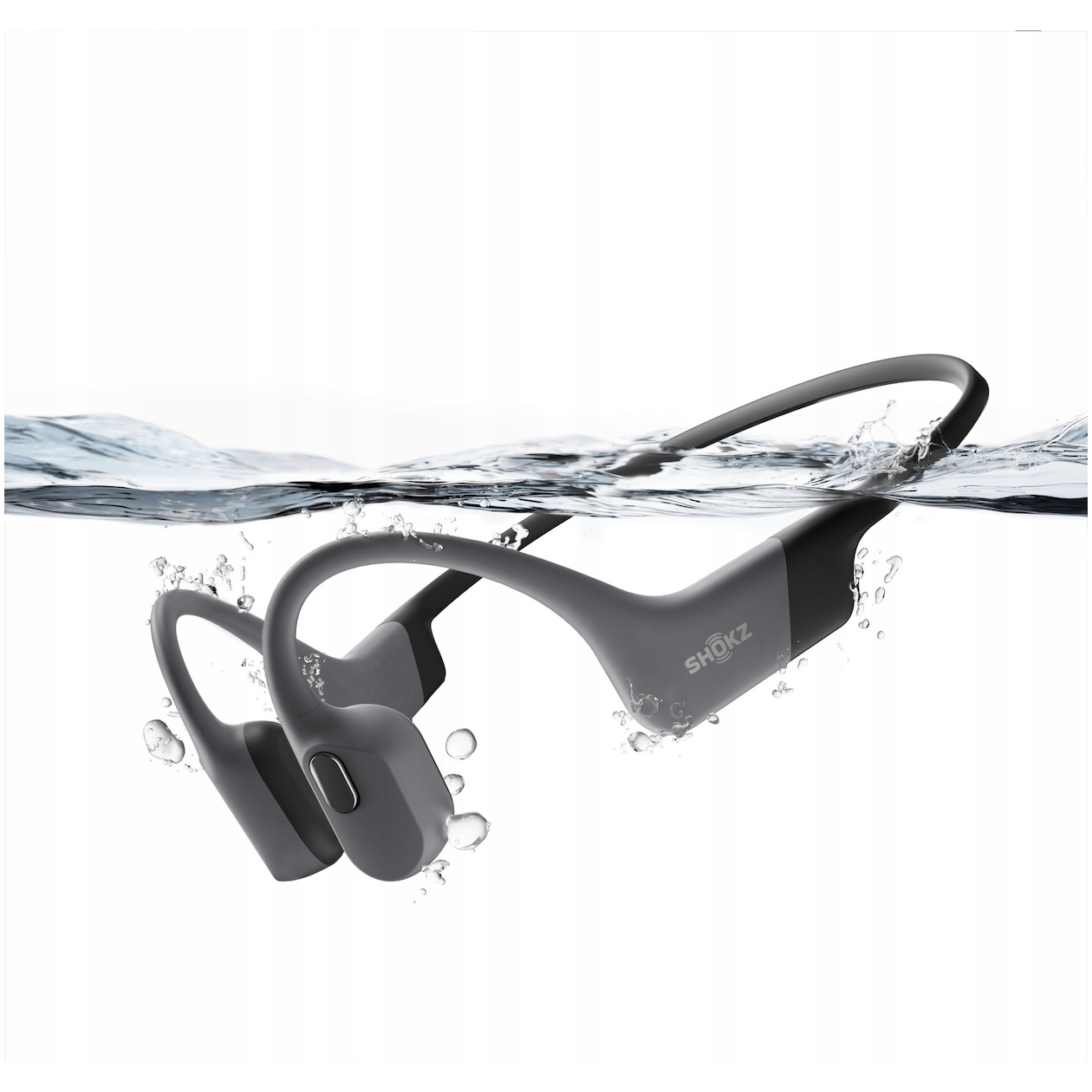 Shokz OpenSwim Pro USB-C On-ear hoofdtelefoon Grijs, foto 3