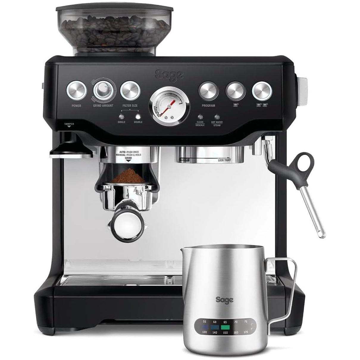 Sage THE BARISTA EXPRESS BLACK TRUFFL Espresso apparaat Zwart