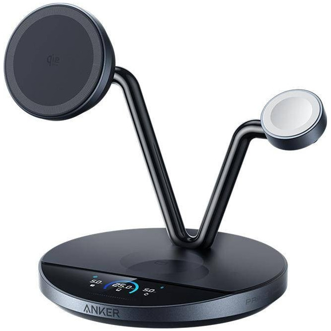 Anker Prime Wireless Charging Station (25W 3-in-1 Stand) QI 2.2 Oplader