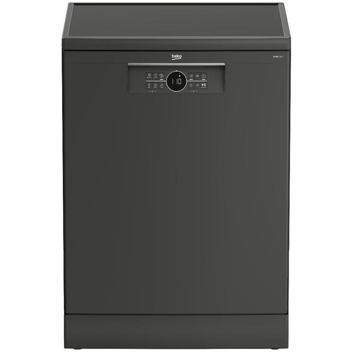 Beko BDFN26443G Vrijstaande vaatwasser Grijs afbeelding