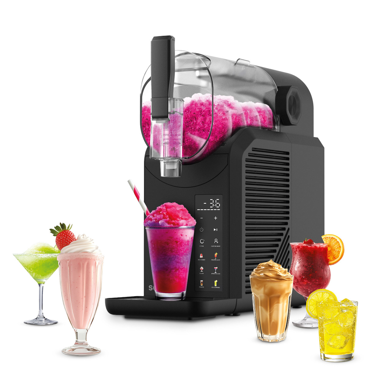 Seeger SLFRZ1BK SuperSlush Ijsmachine Zwart