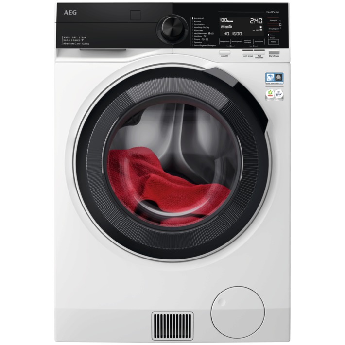 AEG LWR9706C8 Was-droogcombinatie Wit afbeelding