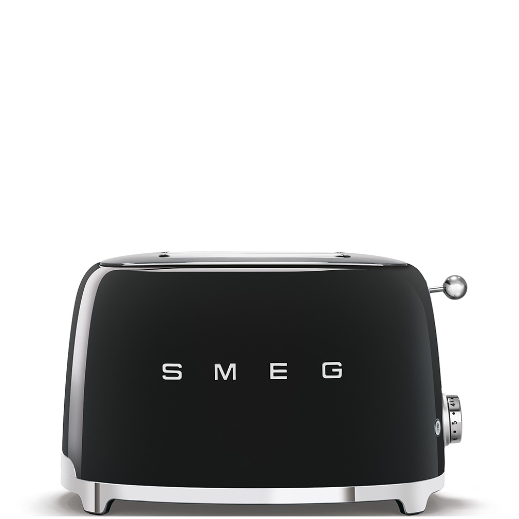 Smeg TSF01BLEU Broodrooster Zwart afbeelding