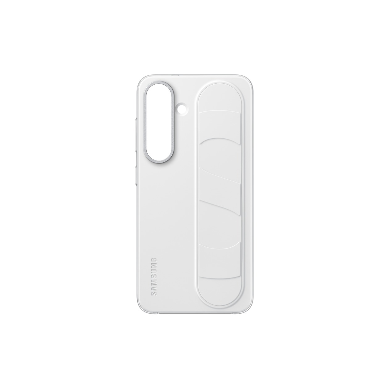 Samsung Galaxy S25 Standing Grip Case Telefoonhoesje Wit