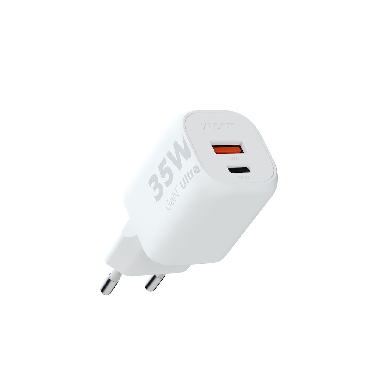 Xtorm GaN2-Ultra Charger 35W 1xUSB-C USB-A Oplader Wit afbeelding