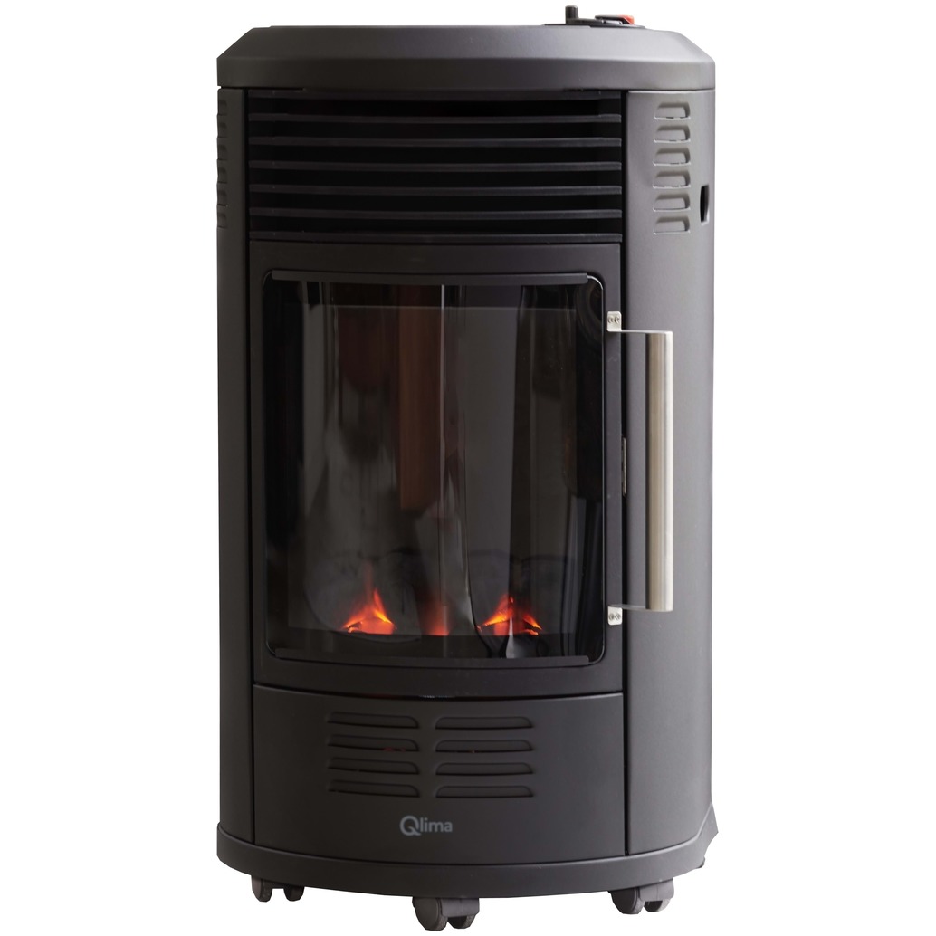 Qlima GH 8034 Gaskachel Zwart