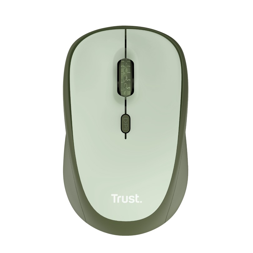 Trust Yvi+ Draadloze Muis Eco Muis Groen