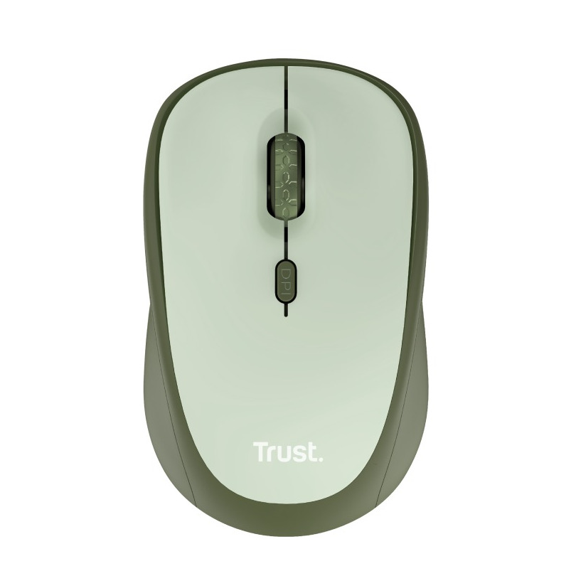 Trust Yvi+ Draadloze Muis Eco Muis Groen