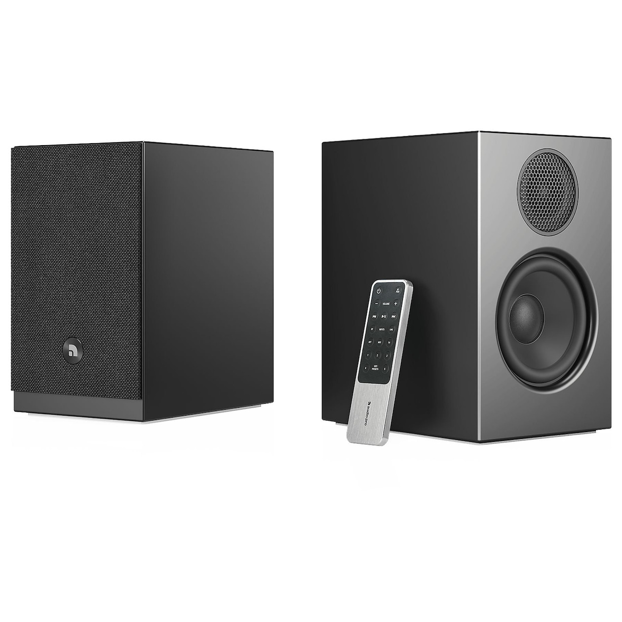 Audio Pro A28 W-Series Smart Multiroom 2x75W Boekenplank speaker Zwart