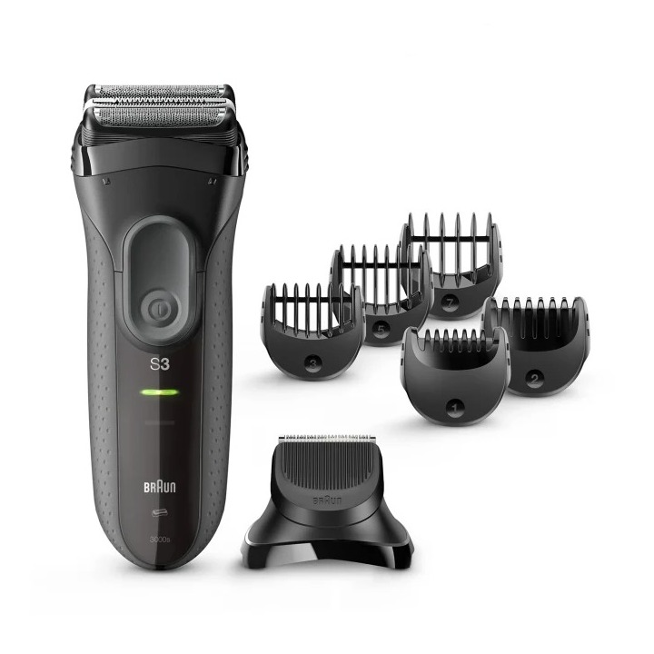 Braun Series 3 3000BT Scheerapparaat Grijs afbeelding