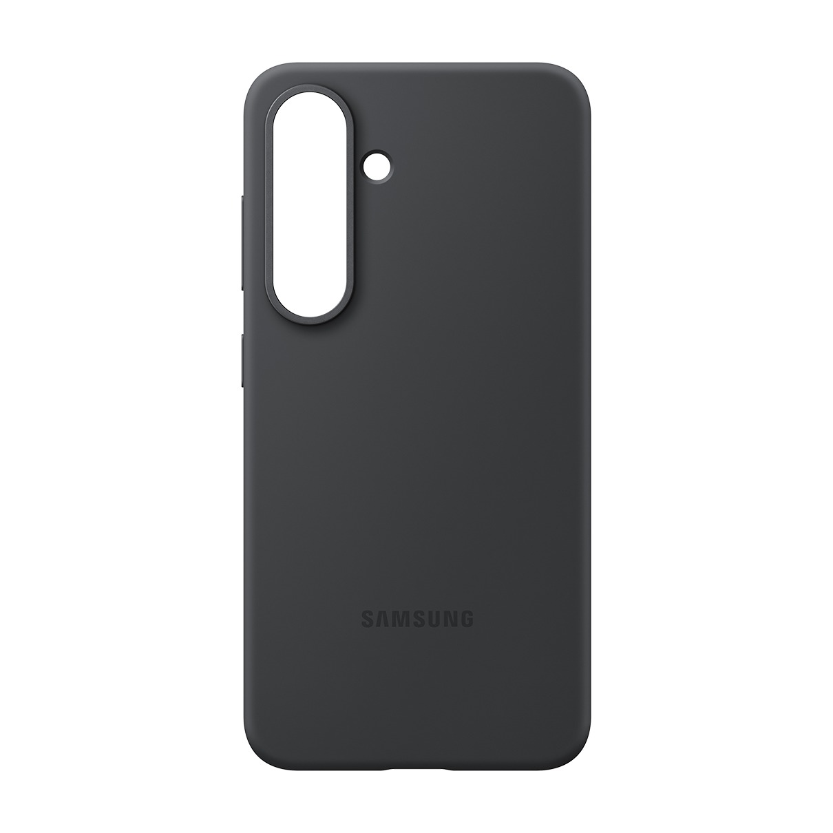 Samsung Galaxy S25 Silicone Case Telefoonhoesje Zwart afbeelding