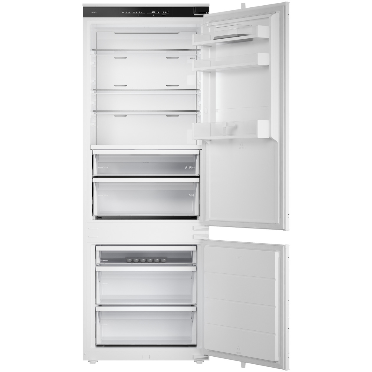 Atag KSC8194NDXL Inbouw koel-vriescombinatie