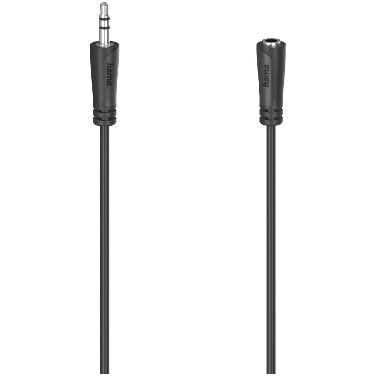 Hama Audiokabel, 3,5-mm-jack 90 graden 3,5-mm-jack stereo, 3,0 m Mini jack kabel afbeelding