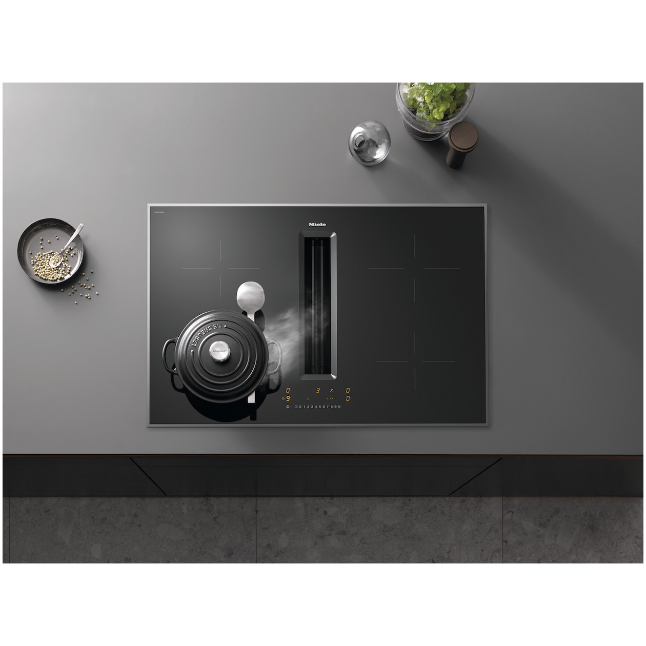 Miele KMDA7272-1 FR Inductie kookplaat met afzuiging Zwart, foto 2