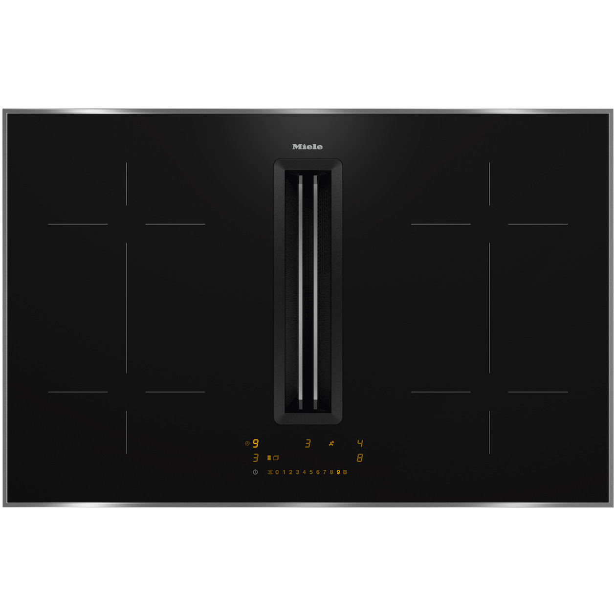 Miele KMDA7473-1 FR Inductie kookplaat met afzuiging Grijs