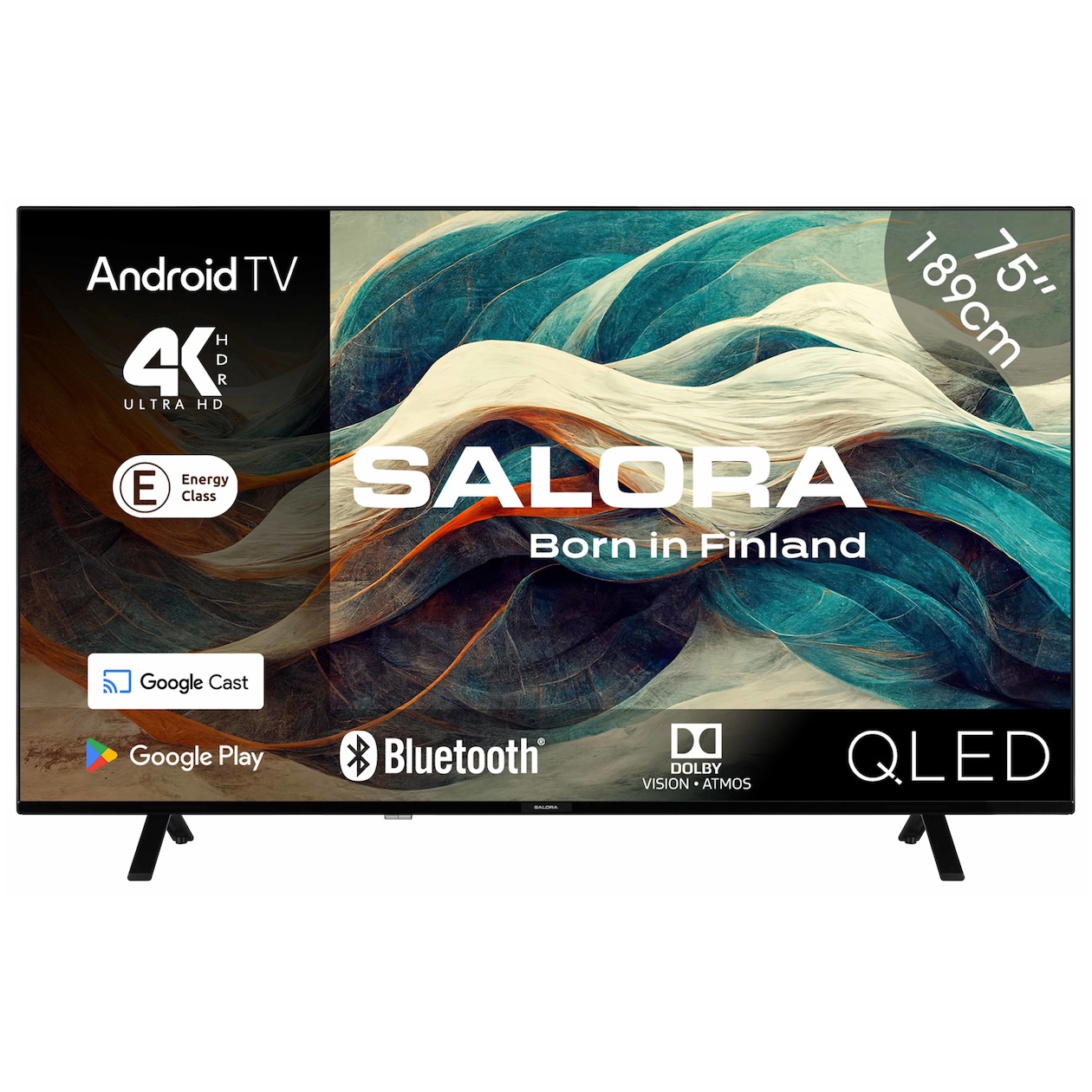 Salora 75QLED320 - 75 inch - QLED TV afbeelding