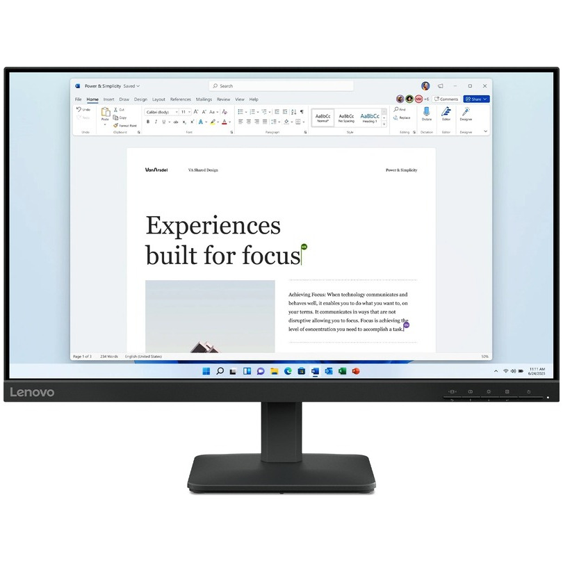 Lenovo L24-4e Monitor afbeelding