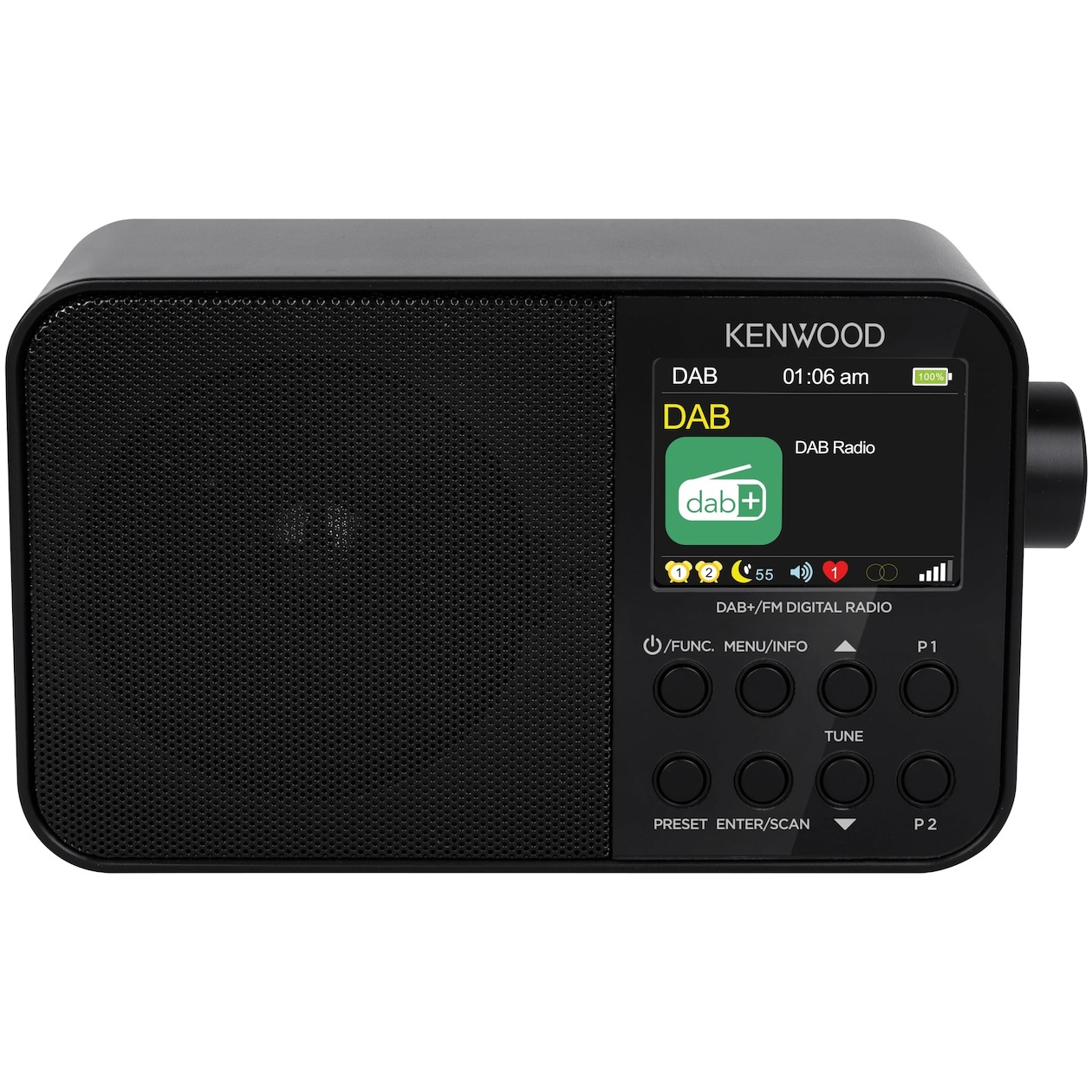 Kenwood CRM30DAB DAB radio Zwart afbeelding