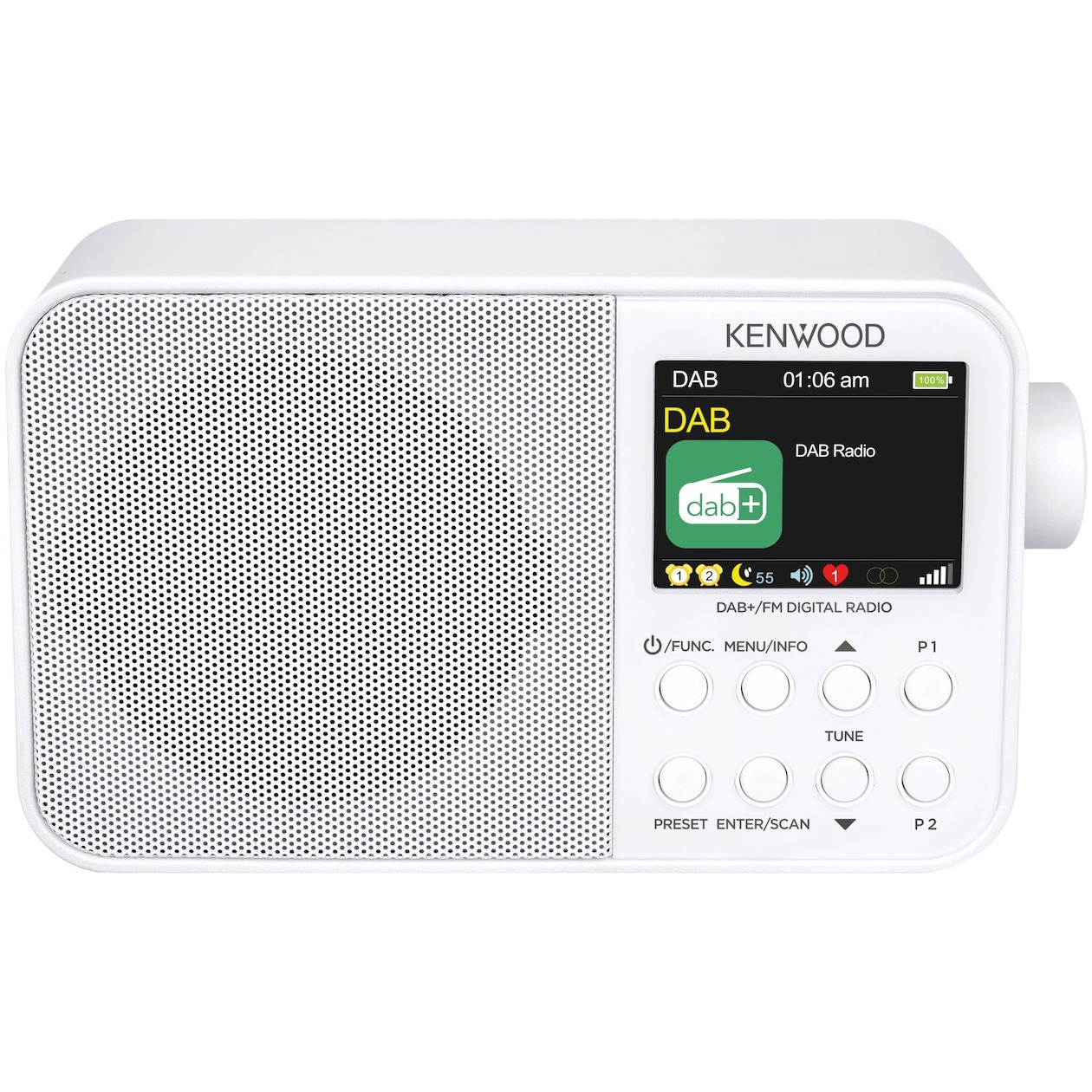 Kenwood CRM30DAB DAB radio Wit afbeelding