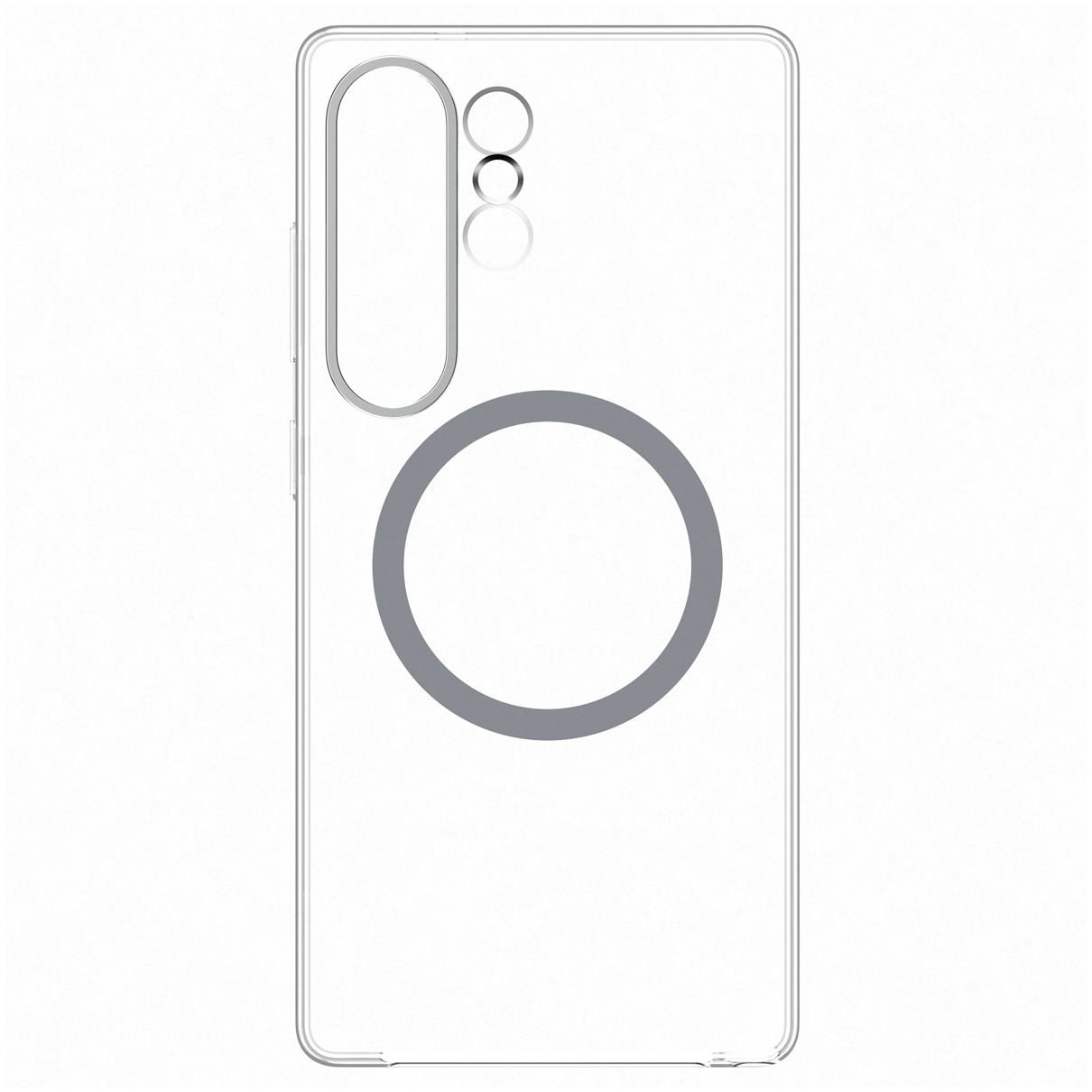 Samsung Galaxy S25 Ultra Clear Magnet Case Telefoonhoesje Transparant afbeelding