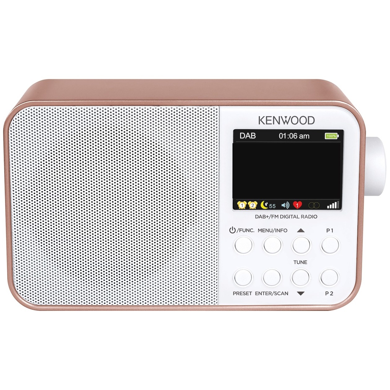 Kenwood CRM30DAB DAB radio Roze afbeelding