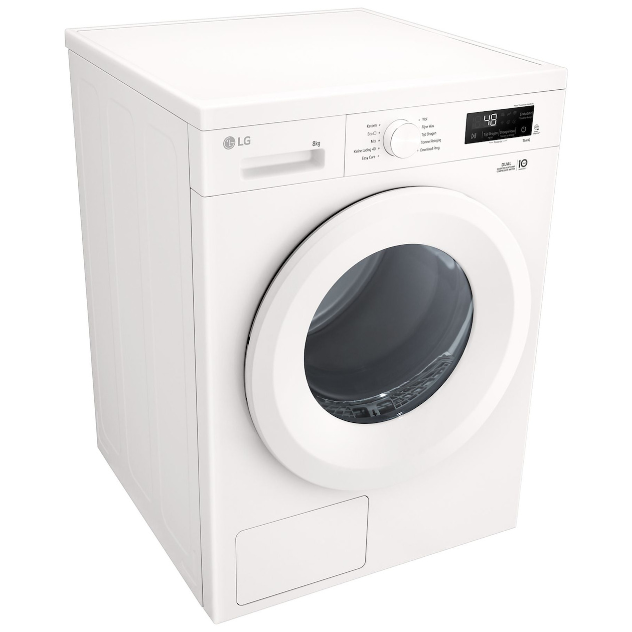 LG RHX1008NWH Warmtepompdroger Wit, foto 3