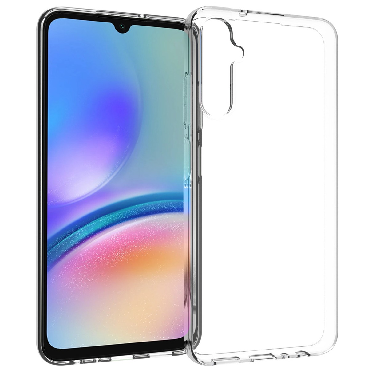 Accezz Clear Backcover Samsung Galaxy A05s Telefoonhoesje Transparant afbeelding