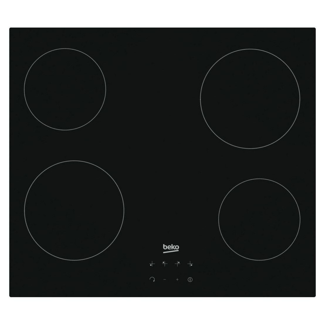 Beko HIC64400E Keramische kookplaat Zwart