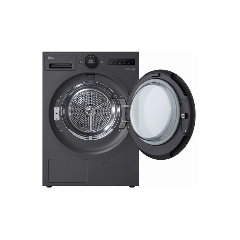 LG RT10X8B Warmtepompdroger Zwart, foto 2