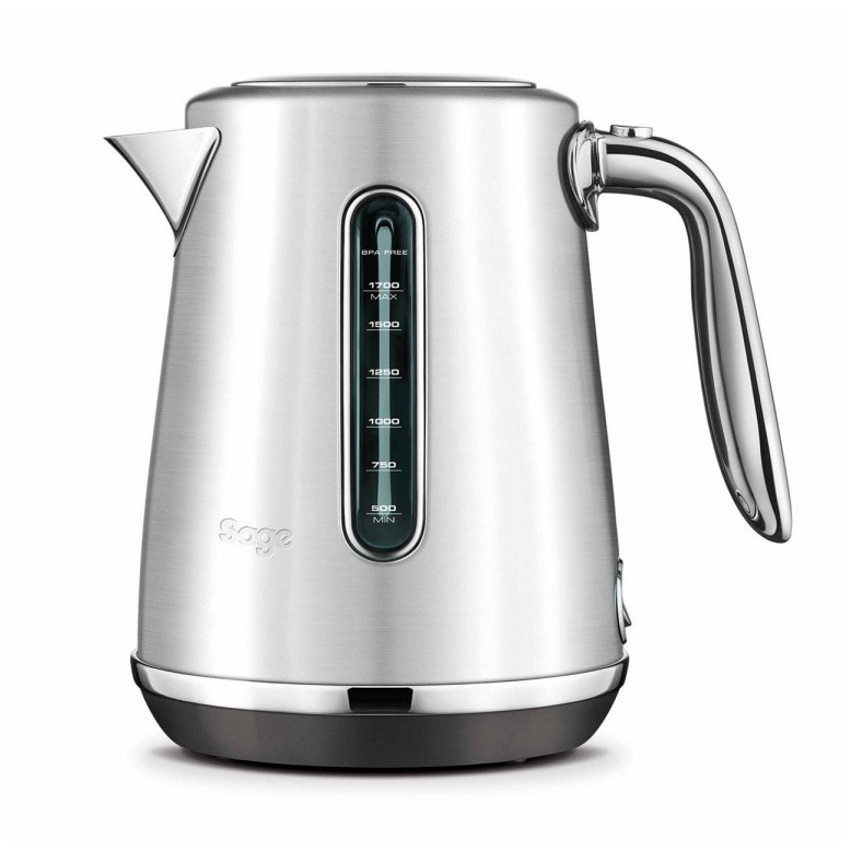 Sage The soft top luxe stainless steel Waterkoker Grijs afbeelding