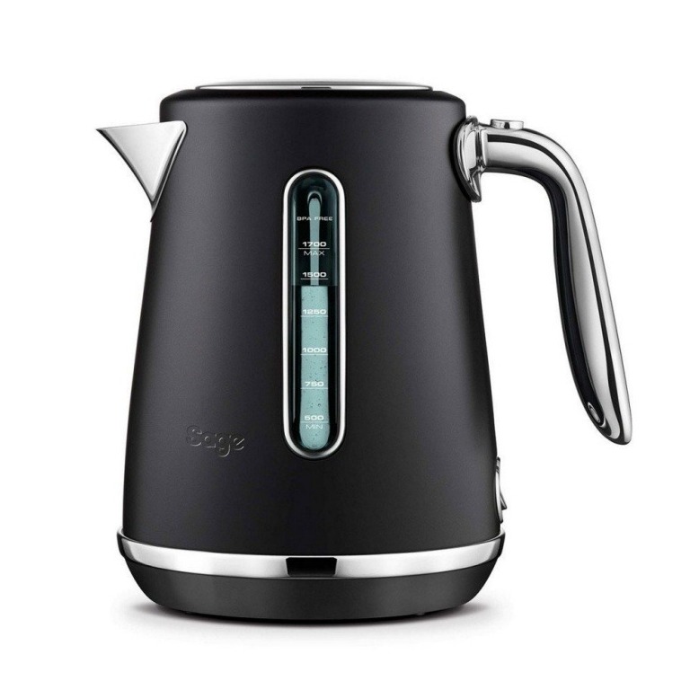 Sage The soft top luxe black truffle Waterkoker Zwart afbeelding