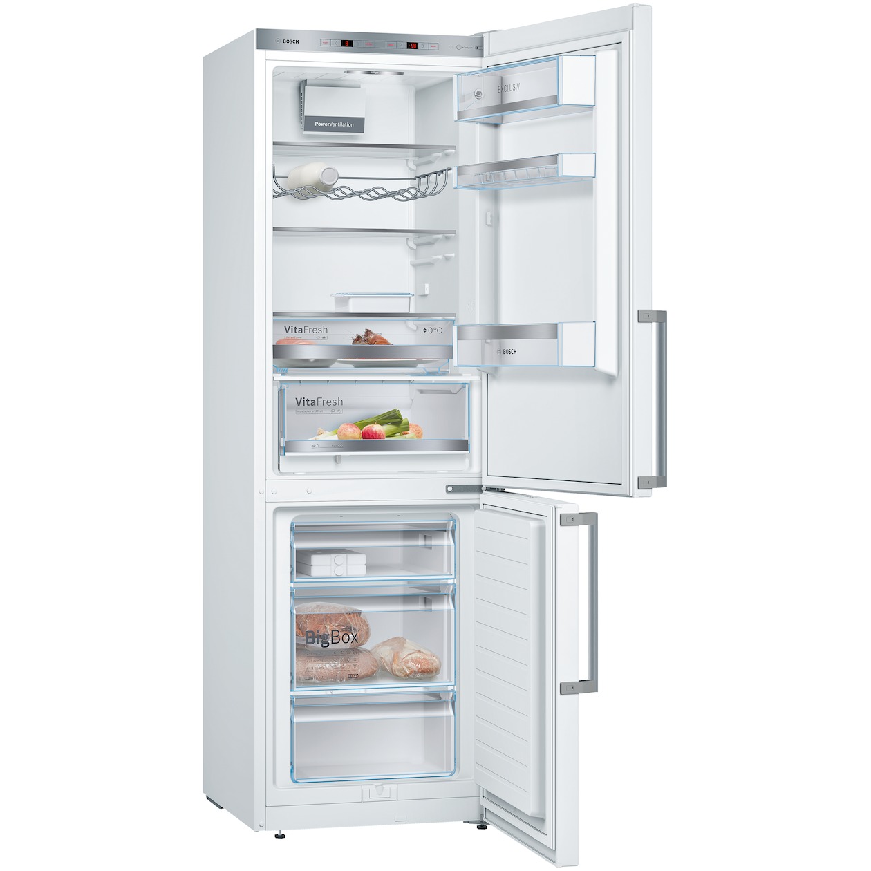 Bosch Serie 6 KGE36EWCP koel-vriescombinatie Vrijstaand 302 l A+++ Wit