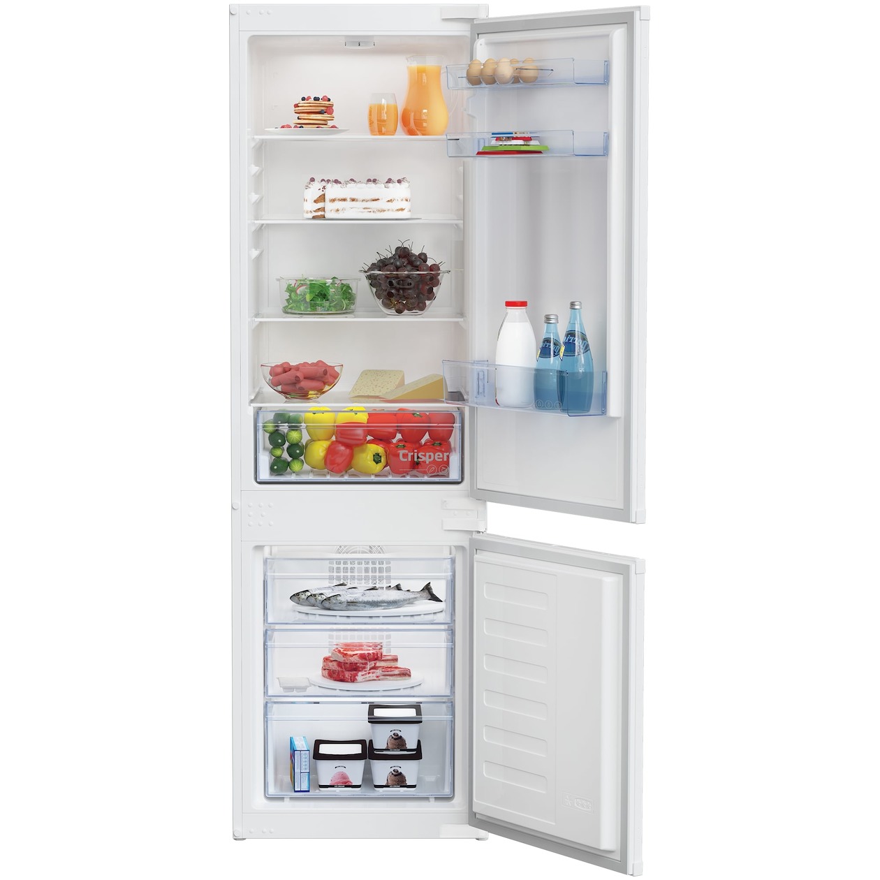 Beko BCHA275K41SN Inbouw koel-vriescombinatie afbeelding