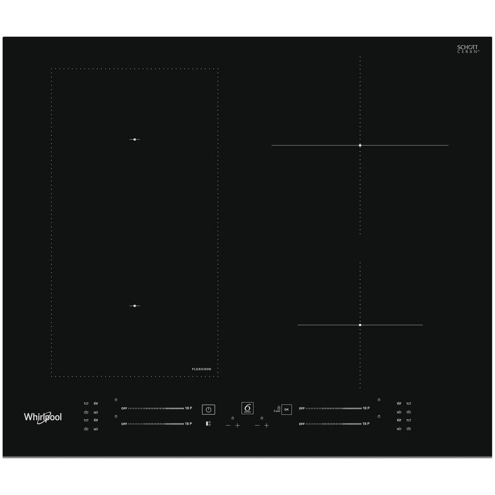 Whirlpool WL S6960 BF Inductie kookplaat Zwart
