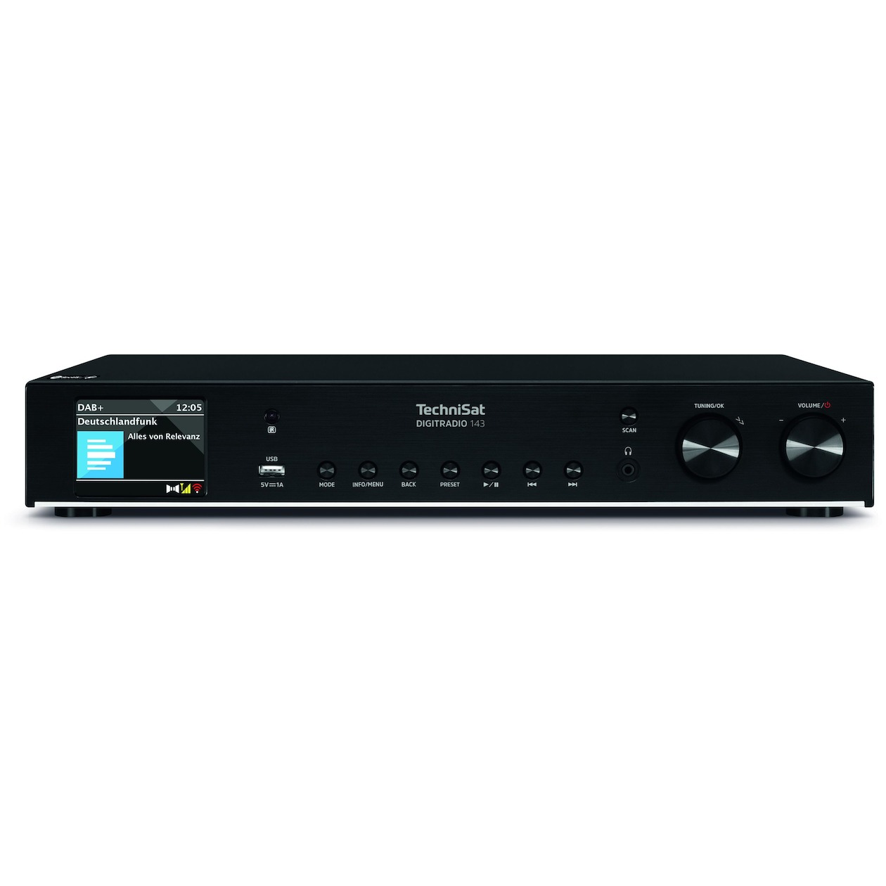 TechniSat Digitradio 143 (V3) Tuner Zwart afbeelding