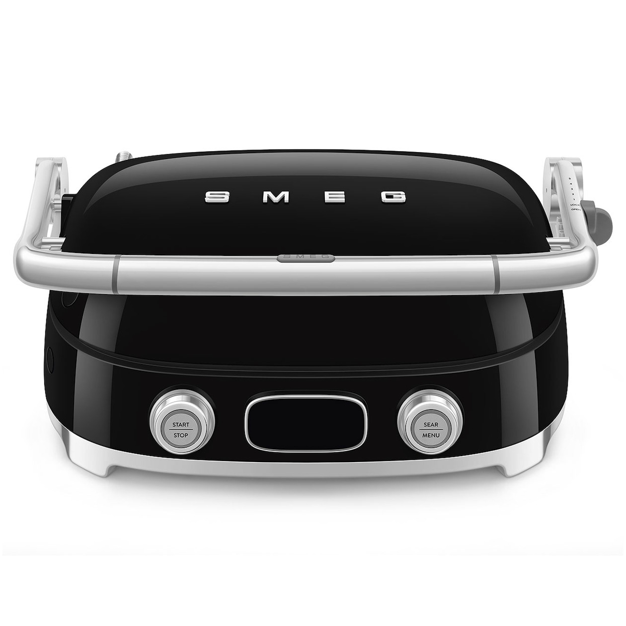 Smeg MGF01BLEU Tosti apparaat Zwart